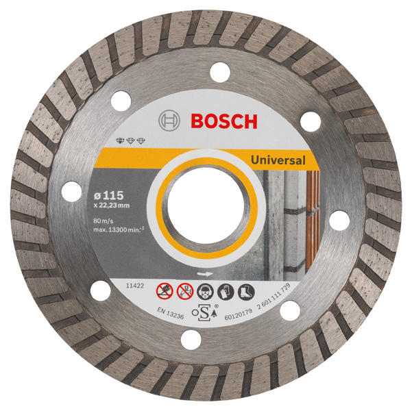 Diamanttrennscheibe Standard for Universal Turbo, 115x22,23x2x10 mm, 1er-Pack Produktbild img1 L