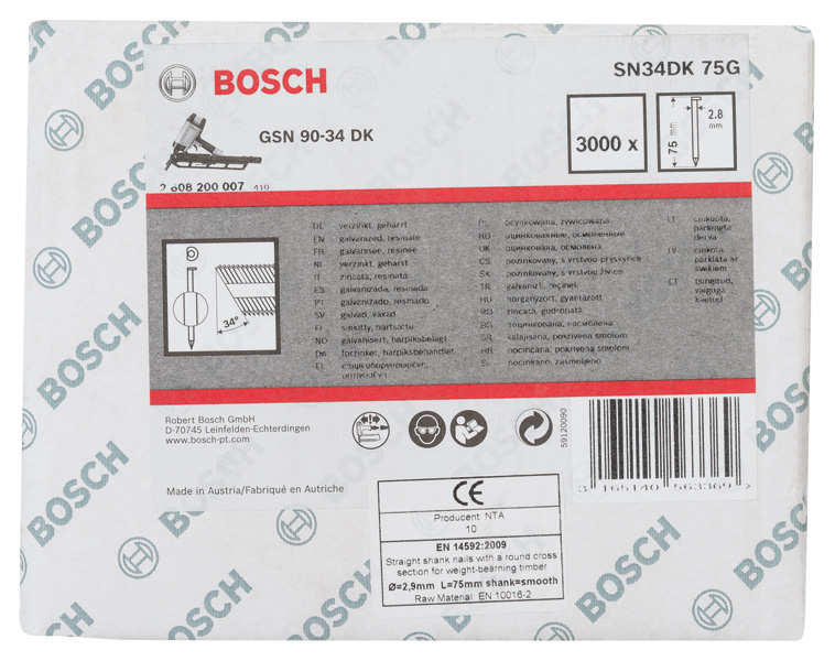 PRO SN34CH, Streifennagel, 34° mit abgeschnittenem Kopf, 75G Produktbild img1 L