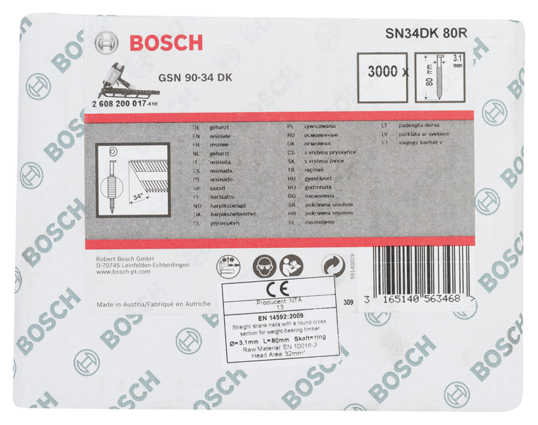 PRO SN34CH, R Streifennagel, 34° mit abgeschnittenem Kopf, 80R Produktbild img1 L