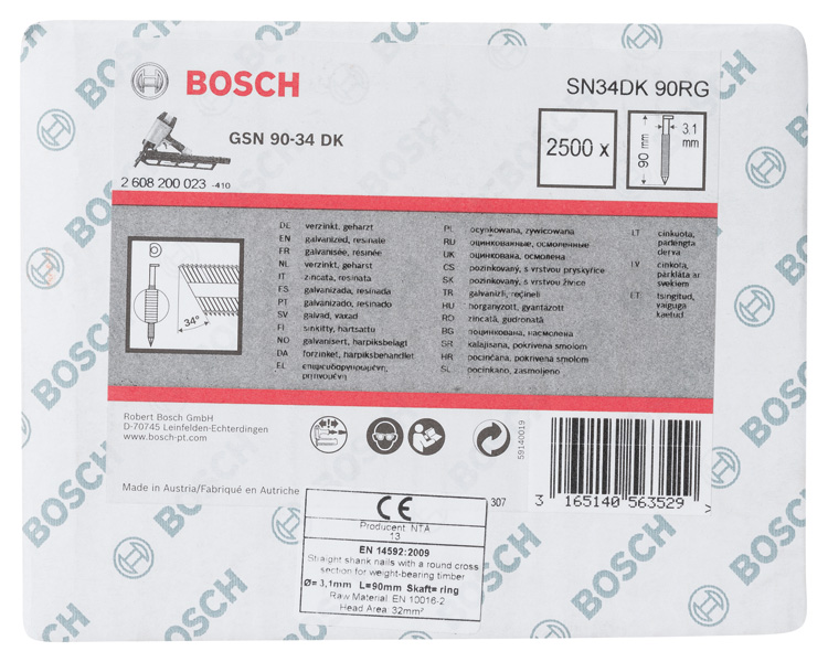 PRO SN34CH, R Streifennagel, 34° mit abgeschnittenem Kopf, 90RG Produktbild img1 L