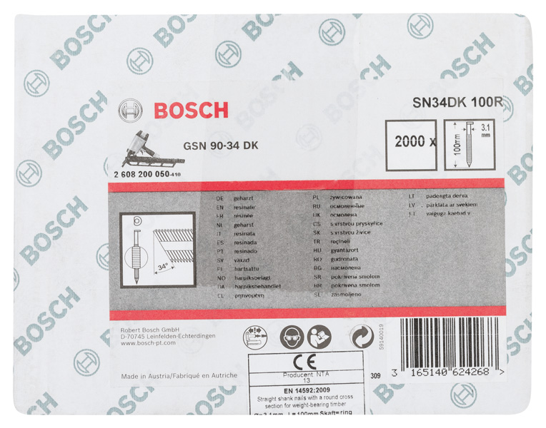 PRO SN34CH, R Streifennagel, 34° mit abgeschnittenem Kopf, 100R Produktbild img1 L