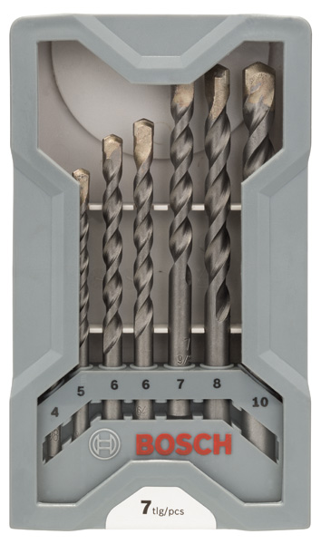 7-tlg. CYL-3 Betonbohrer-Set, 4/5/6/6/7/8/10 mm Produktbild img2 L