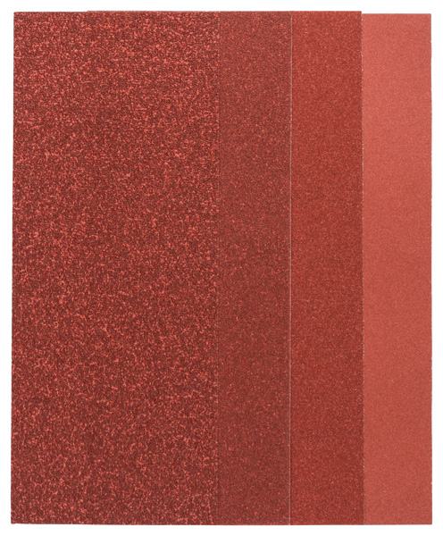 Schleifblatt-Set für Schwingschleifer, 25-teilig, ungelocht, 93 x 230 mm, 60-240 Produktbild img1 L