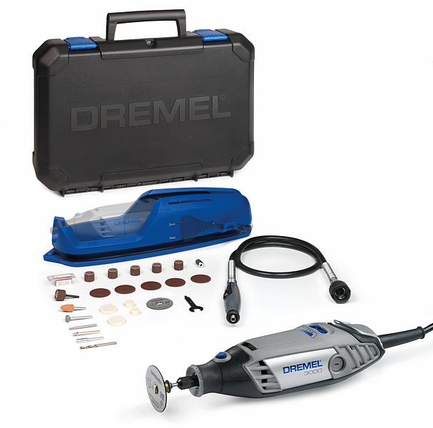 DREMEL® 3000-2/25 Multifunktionswerkzeug (130 W), 25 Zubehöre, 2 Vorsatzgerät Produktbild img1 L
