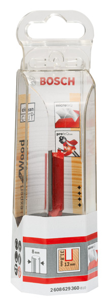 Nutfräser Expert for Wood, Carbide, 8&nbsp;mm, D1 12&nbsp;mm, L 31,8&nbsp;mm, G 63,8&nbsp;mm Produktbild img2 L