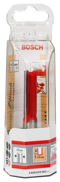 Nutfräser Expert for Wood, Carbide, 12&nbsp;mm, D1 12&nbsp;mm, L 38,1&nbsp;mm, G 80&nbsp;mm Produktbild img2 L