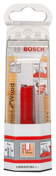 Nutfräser Expert for Wood, Carbide, 8&nbsp;mm, D1 16&nbsp;mm, L 31,8&nbsp;mm, G 66&nbsp;mm Produktbild img2 L