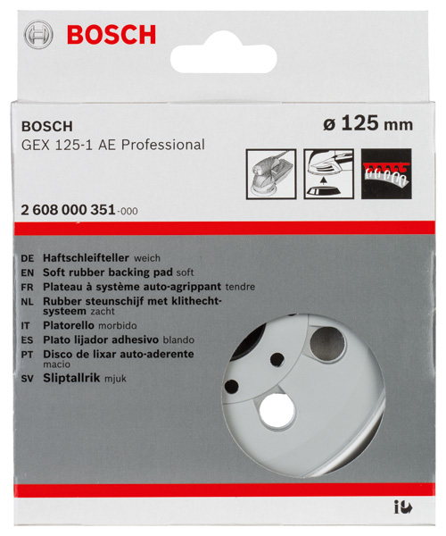 PRO Schleifteller, weich, 125&nbsp;mm Produktbild img2 L