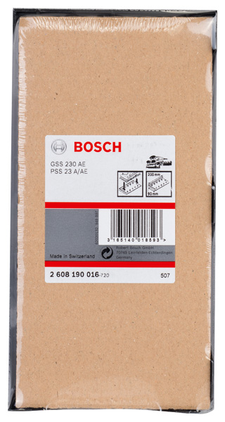 Lochwerkzeug, für Schwingschleifer, 93 x 230 mm, Lochung 8 Produktbild img2 L