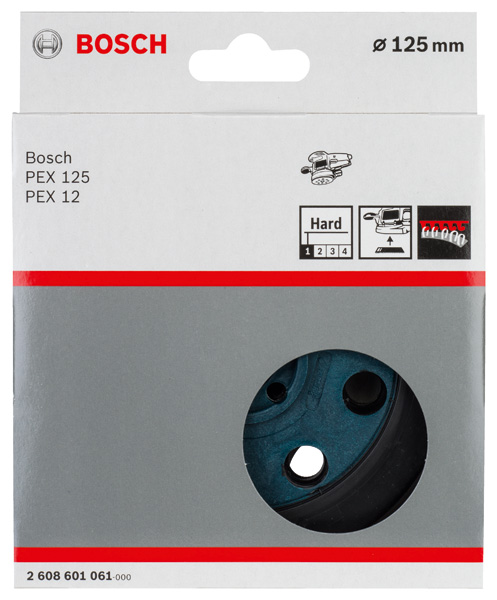 Schleifteller, hart, 125&nbsp;mm Produktbild img2 L