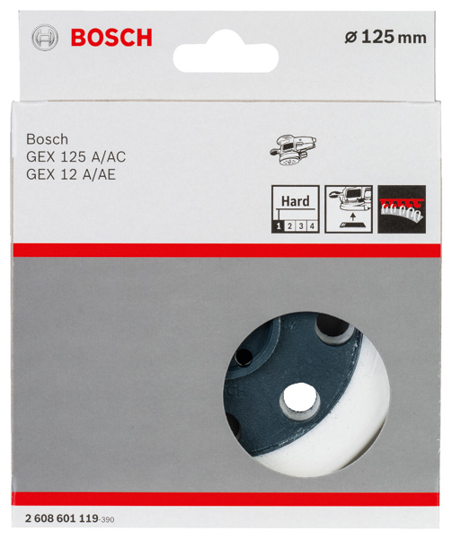 PRO Schleifteller, hart, 125&nbsp;mm Produktbild img2 L