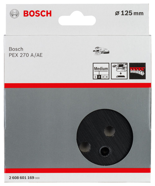 Schleifteller, mittelhart, 125&nbsp;mm Produktbild img2 L