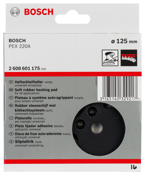 Schleifteller, mittelhart, 125&nbsp;mm Produktbild img2 L