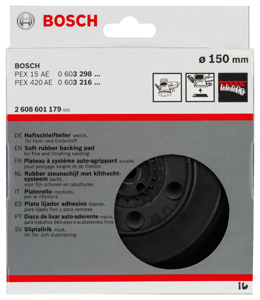 Schleifteller, weich, 150&nbsp;mm Produktbild img2 L