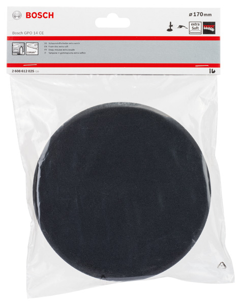 Schaumstoffscheibe extraweich (schwarz), Ø 170 mm Produktbild img2 L