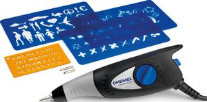 DREMEL® Gravierer 290-3 Hobby (35 W) mit 3 Zubehöre, 4 Designschablonen Produktbild img1 L