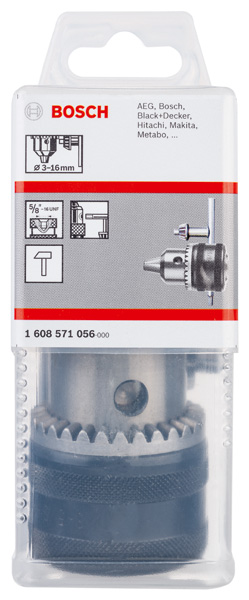 Spannfutter mit Passfeder, 5/8"-16, 316&nbsp;mm Produktbild img2 L