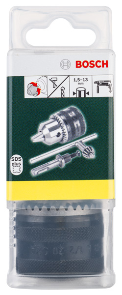 SDS plus-Adapter mit Bohrfutter, 1,5 - 13 mm Produktbild img2 L