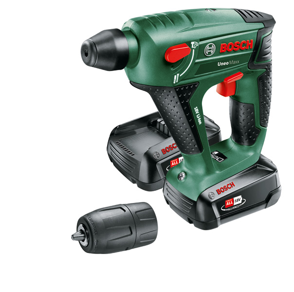 Akku-Bohrhammer UNEO Maxx, 2 x Akku PBA 18V 2.5Ah Produktbild img2 L