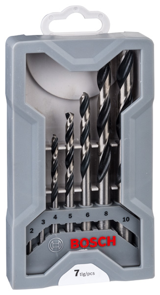 HSS-Spiralbohrer-Set, PointTeQ, 7-tlg., Mini-X-Line, 2-8 mm Produktbild img2 L