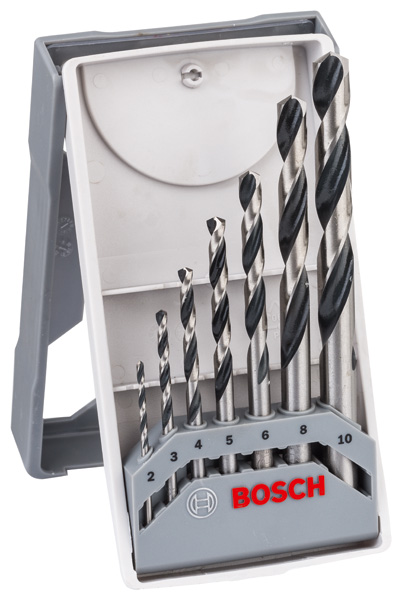 HSS-Spiralbohrer-Set, PointTeQ, 7-tlg., Mini-X-Line, 2-8 mm Produktbild img1 L