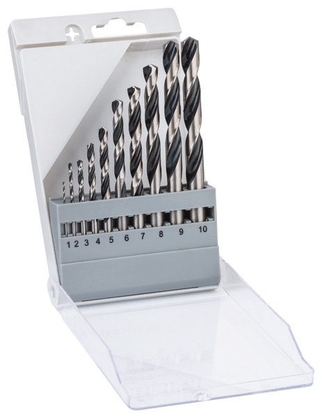HSS-Spiralbohrer-Set PointTeQ, 10-tlg., 1-10 mm Produktbild img1 L