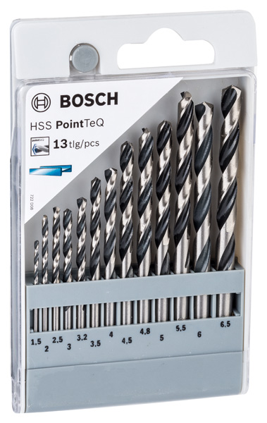 HSS-Spiralbohrer-Set PointTeQ, 13-tlg., 1,5-6,5&nbsp;mm Produktbild img2 L