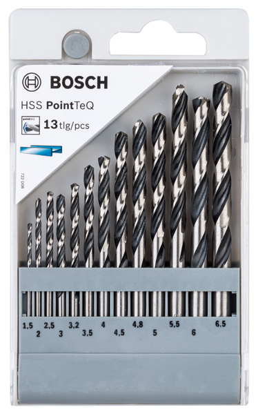 HSS-Spiralbohrer-Set PointTeQ, 13-tlg., 1,5-6,5&nbsp;mm Produktbild img3 L
