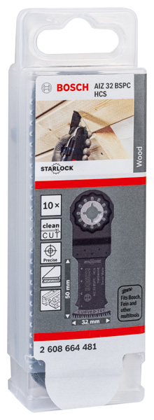 HCS Tauchsägeblatt AIZ 32 BSPC Hard Wood, 50 x 32 mm, 10er-Pack Produktbild img2 L