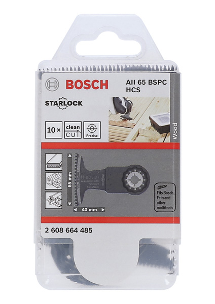 HCS Tauchsägeblatt AII 65 BSPC Hard Wood, 40 x 65 mm, 10er-Pack Produktbild img2 L