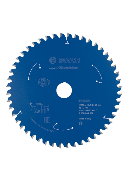 Kreissägeblatt für Akkusägen Expert for Aluminium, 150&nbsp;x&nbsp;1,8/1,3&nbsp;x&nbsp;20, 48&nbsp;Zähne Produktbild img1 L