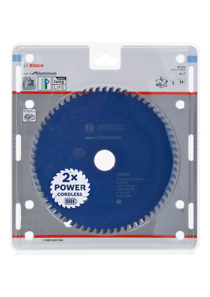 Kreissägeblatt für Akkusägen Expert for Aluminium, 216&nbsp;x&nbsp;2/1,4&nbsp;x&nbsp;30, 66&nbsp;Zähne Produktbild img2 L
