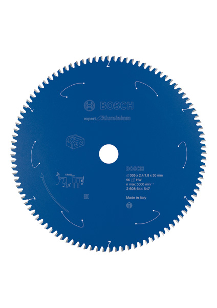 Kreissägeblatt für Akkusägen Expert for Aluminium, 305 x 2,4/1,8 x 30, 96 Zähne Produktbild img1 L