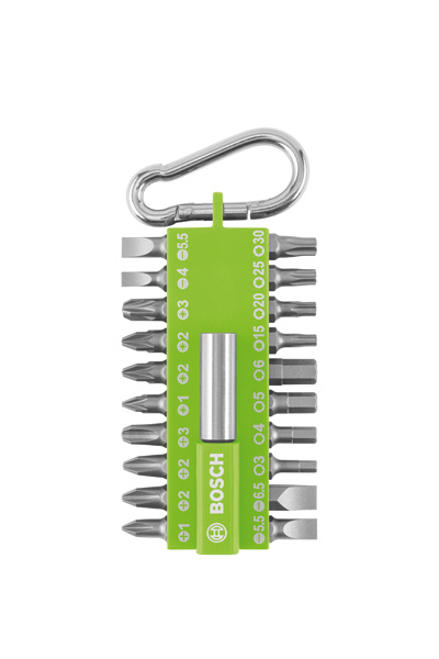 21-teiliges Schrauberbit-Set mit Snap-hook, Hellgrün Produktbild img1 L
