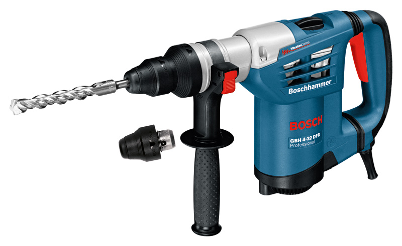 Bohrhammer mit SDS plus GBH 4-32 DFR, Schnellwechselbohrfutter, Handwerkerkoffer Produktbild img2 L