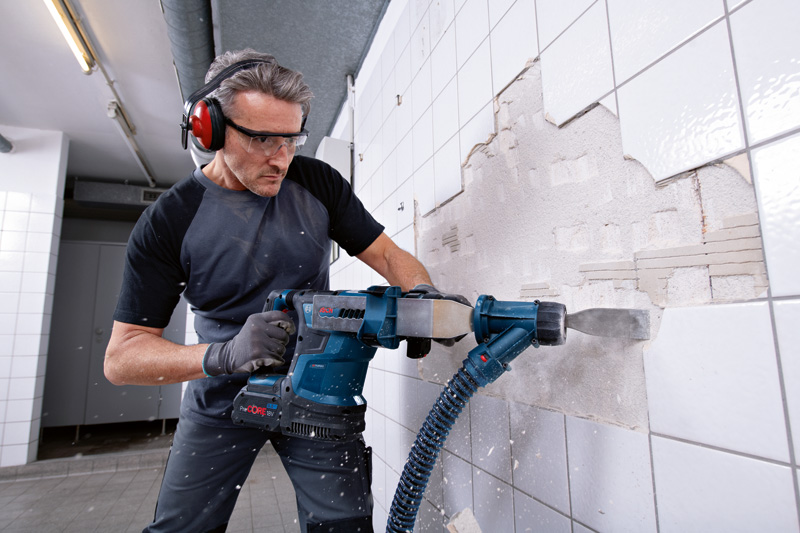 Akku-Bohrhammer BITURBO mit SDS plus GBH 18V-34 CF, 2 x Akku, Handwerkerkoffer Produktbild img6 L