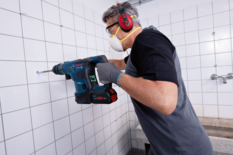 Akku-Bohrhammer BITURBO mit SDS plus GBH 18V-34 CF, 2 x Akku, Handwerkerkoffer Produktbild img4 L