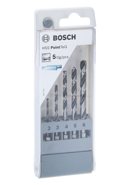 HSS PointTeQ Sechskantbohrer-Set in Schaukasten, 5-tlg., 2-6&nbsp;mm Produktbild img3 L