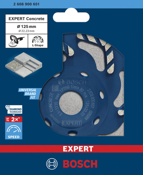 EXPERT Concrete Topfscheibe, 125x22,23x4,5&nbsp;mm Produktbild img2 L