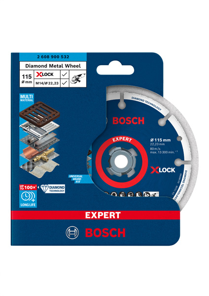 EXPERT Diamond Metal Wheel Trennscheibe, X-LOCK, 115x22,23 mm Produktbild img3 L