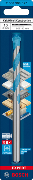 EXPERT CLY-9 Multi Construction Bohrer, 10x90x150 mm Produktbild img2 L