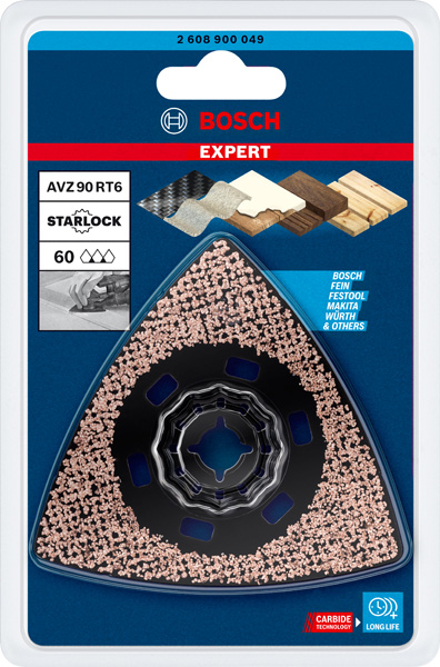 EXPERT AVZ 90 RT6 Schleifplatte für Multifunktionswerkzeuge, 90&nbsp;mm Produktbild img3 L
