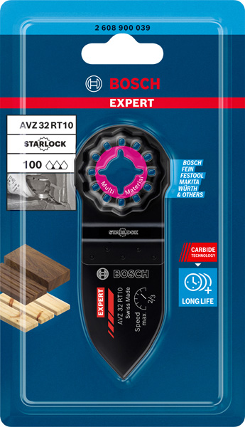EXPERT AVZ 32 RT10 Schleiffinger für Multifunktionswerkzeuge, 32x53&nbsp;mm Produktbild img3 L