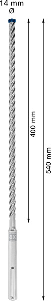 EXPERT SDS max-8X Hammerbohrer, 14x400x540 mm Produktbild img4 L