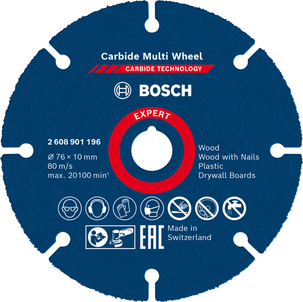 EXPERT&nbsp;Multi Material Carbide-Trennscheibe, 76&nbsp;x&nbsp;10&nbsp;mm Produktbild img1 L