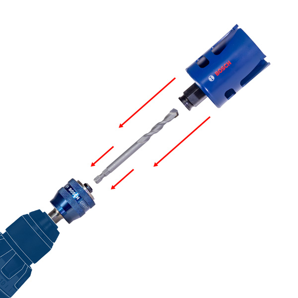 Power Change Plus-Adapter SDS plus mit Bohrer HSS-G 7,15 x 85 mm Produktbild img7 L