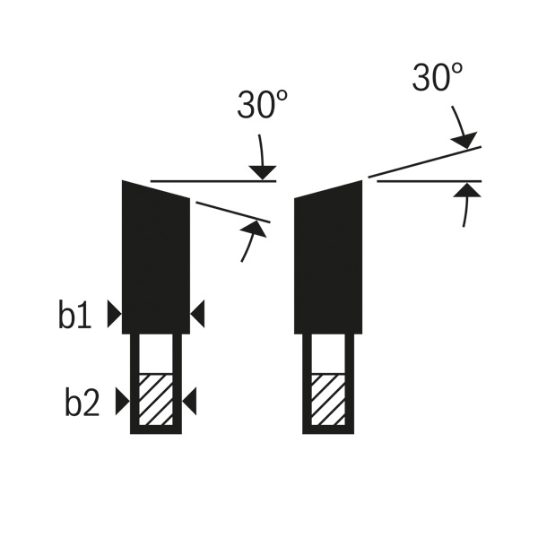 Kreissägeblatt für Akkusägen Expert for Laminated Panel, 216&nbsp;x&nbsp;2,1/1,4&nbsp;x&nbsp;30, Z66 Produktbild img4 L