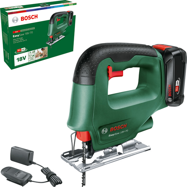 Akku-Stichsäge EasySaw 18V-70, 1 x Akku PBA 18V 2.0Ah Produktbild img1 L
