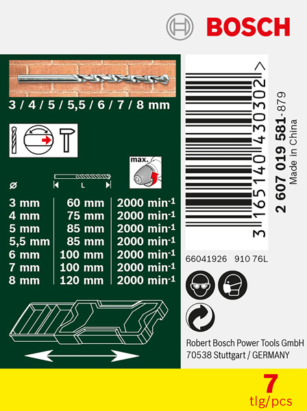 Mini-X-Line Steinbohrer-Set, 7-teilig Produktbild img3 L