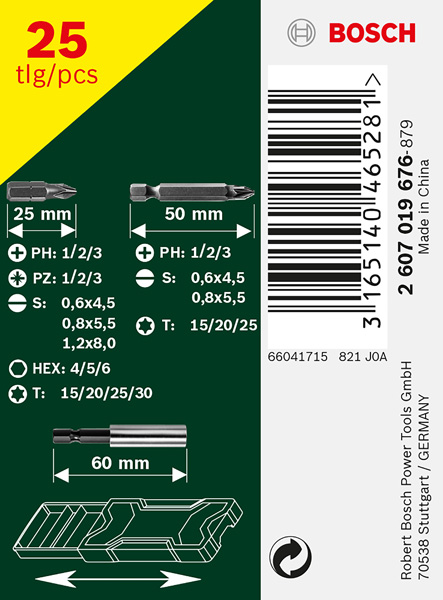 Mini-X-Line-Schrauberbit-Set, 25-teilig Produktbild img3 L